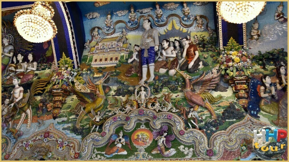 9 Чуде Бангкока. ХРАМ ДЭВИДА БЭКХЕМА (Wat Pariwat). Уникальные в своём роде фрески.