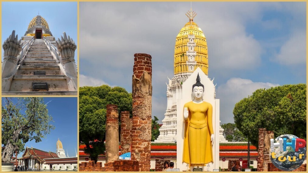 Королевство Сукотай, Wat Phra Si Rattana Mahathat Woramahawihan вид на пранг из разных сторон.