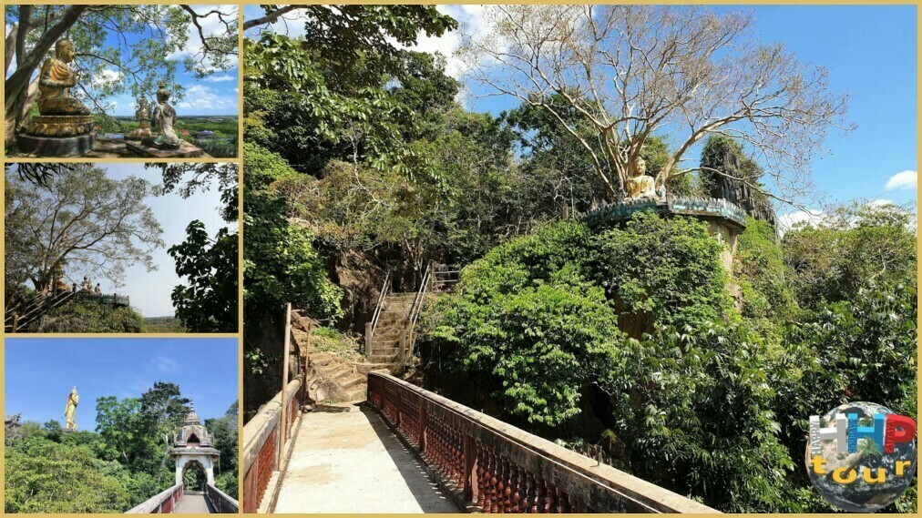 Экскурсия на Ко Чанг премиум. Буддийская святыня на фоне живописных мест, в храме Золотой Колокольчик.