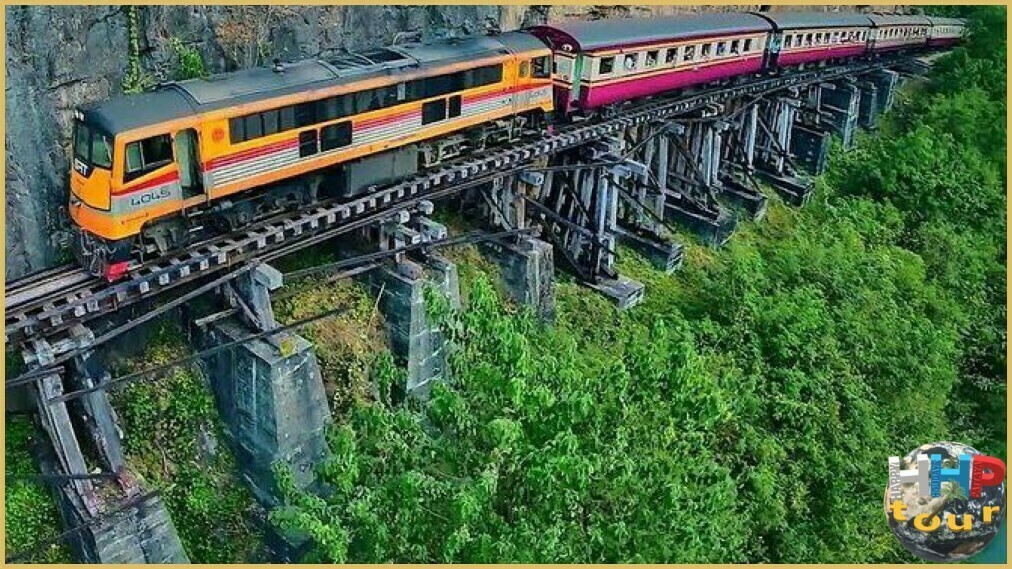 Экскурсия из Паттайи на 2 дня 1 ночь Река Квай + Сафари. Переезд на поезде вдоль утёса.