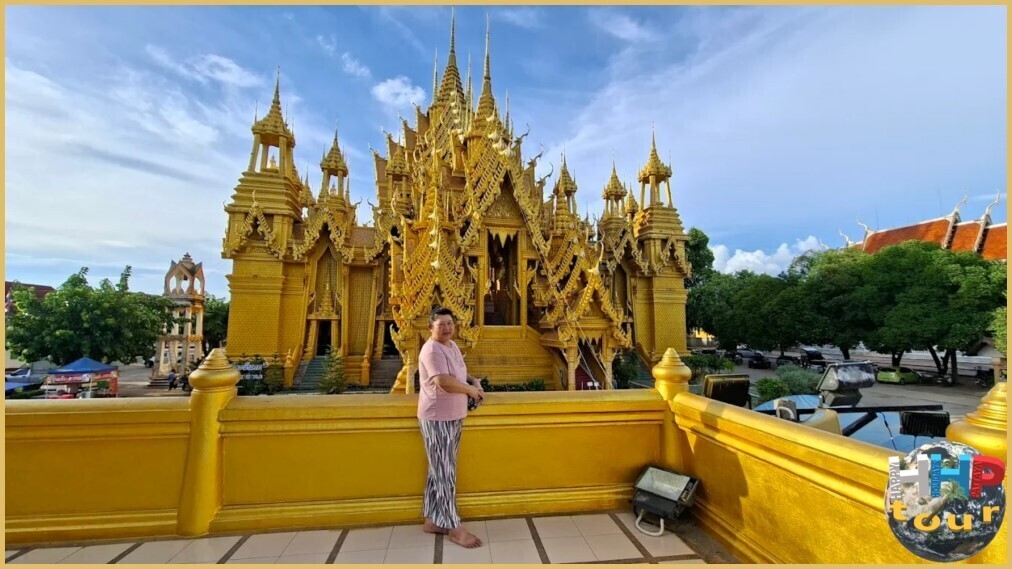 Королевство Сукхотай. Панорама на Wat Chan Tawan Tok.
