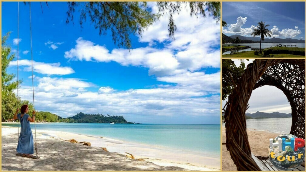 Экскурсия Ко Чанг эконом. Пляжная зона для купания в отеле Chai Chet Resort, пляж Клонг Прао.