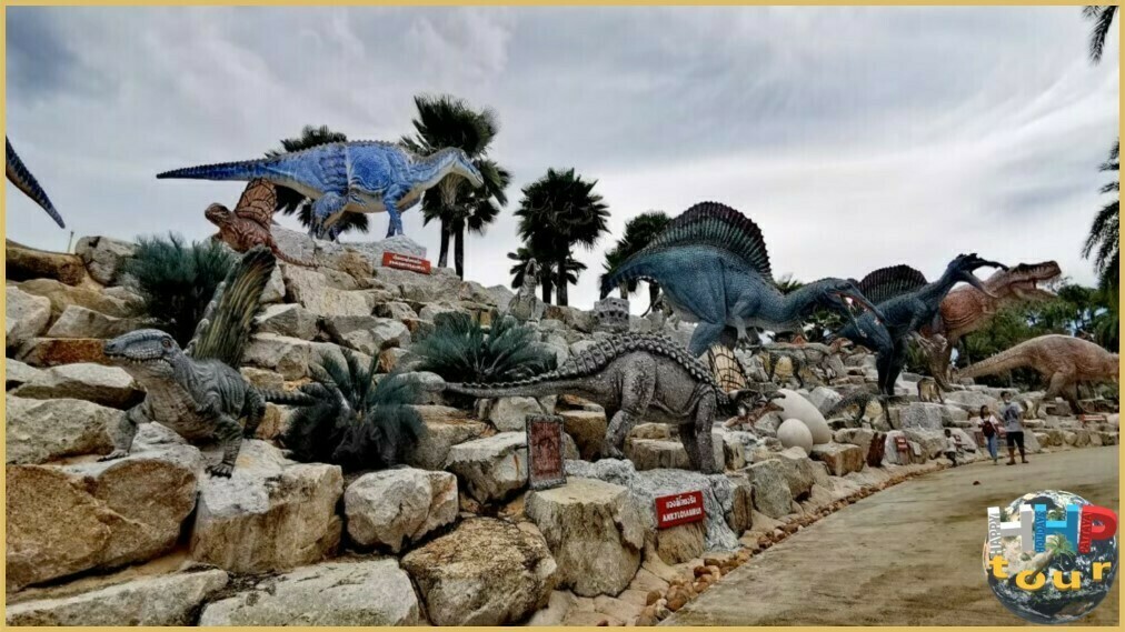 Настоящий мир Юрского периода в ботаническом саду Нонг Нуч Паттайя.