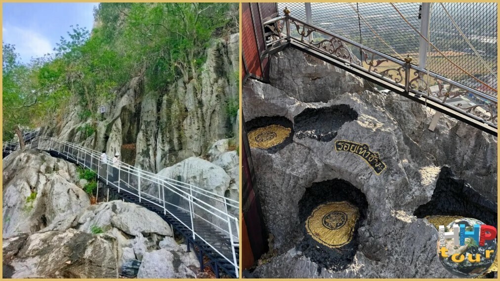 Тайский Экспресс + Река Обезьян. Пещера Tham Khao Yoi, крутой подъём в одну из пещер.