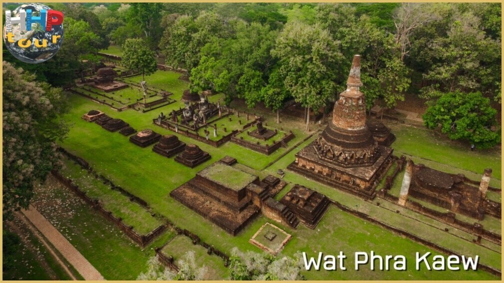 Королевство Сукхотай, Kamphaeng Phet Wat Phra Kaew вид с высоты