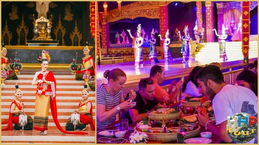 Знакомство с Сиамом. Ужин шведский стол и шоу трансвеститов.