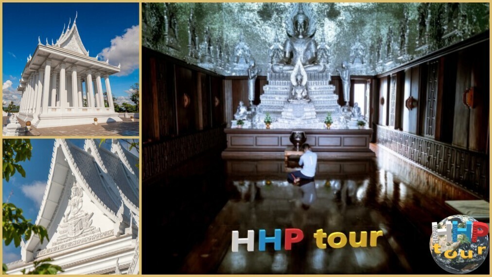 #Знакомство с Сиамом, потрясающе красивый белый храм в Паттайе вид сбоку и внутри.