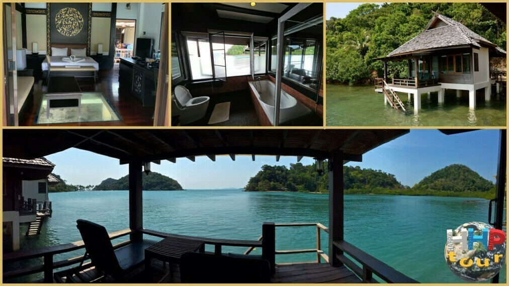 Сиамский пролив. Tantawan Resort бунгало на воде.