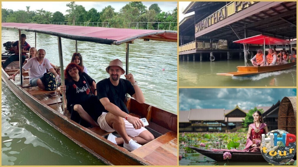 Знакомство с Сиамом, катание на традиционных лодках.