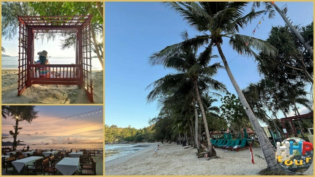 Пляж в отеле Paradise Hill. Экскурсия "Ко Чанг эконом".