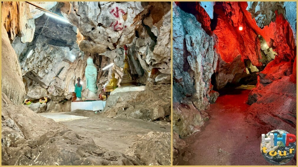 Система из пяти карстовых пещер в горе Пхун, красиво подсвеченные лабиринты. Посещаем на экскурсии Квай Сафари и Каньон Летающего Дракона.