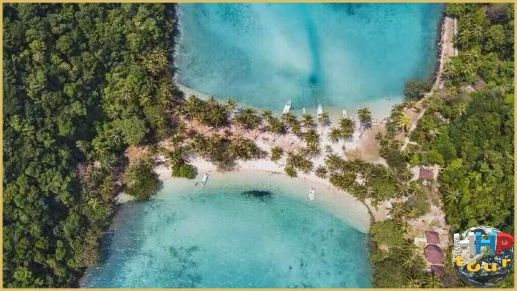 Экскурсия Ко Чанг ВИП. Перешеек острова Нгам сверху.