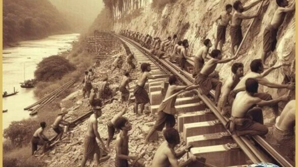 Строительство моста Tham Krasae. Экскурсия Река Квай.