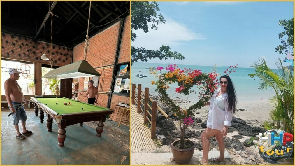 Пикник рыбалка. Приватный пляж на Сай Каев, игра на бильярде.