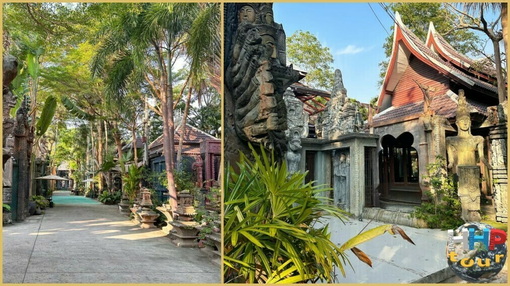 Инстаграм тур. Пальмовая улица в Bali Pool Villa Resort. Заброшенный комплекс вилл. HHP tour