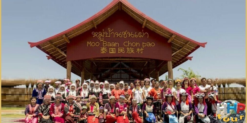 Поселение этнических племён в Паттайе Карены, Лису, Акха и Лаху.