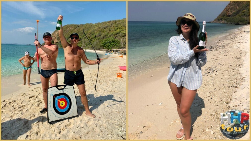 Остров Paradise. Победители по стрельбе из лука.