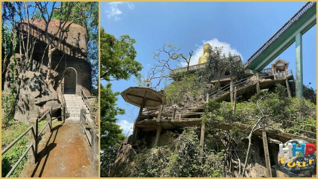 Экскурсия на Ко Чанг премиум. Ступеньки в храм Золотой Колокольчик.