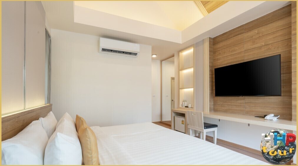 Paradise Resort & SPA 5★ Garden Villa с большим монитором, мини баром и шкаф зеркалом.