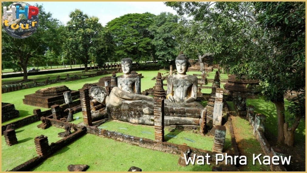 Королевство Сукхотай, Kamphaeng Phet Wat Phra Kaew. Лежащий Будда