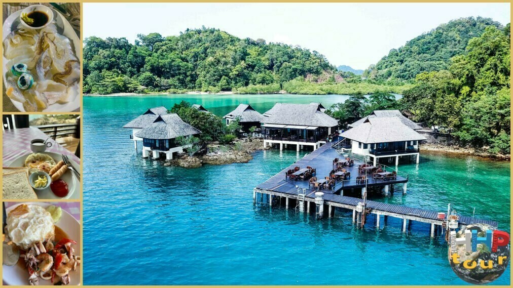 Сиамский пролив. Tantawan Resort ресторан и блюда.