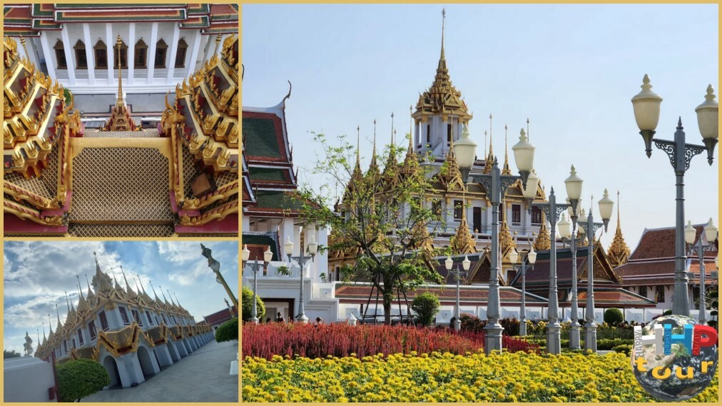 9 Чуде Бангкока. Лоха Прасат в храмовом комплексе Ват Ратчанадда.