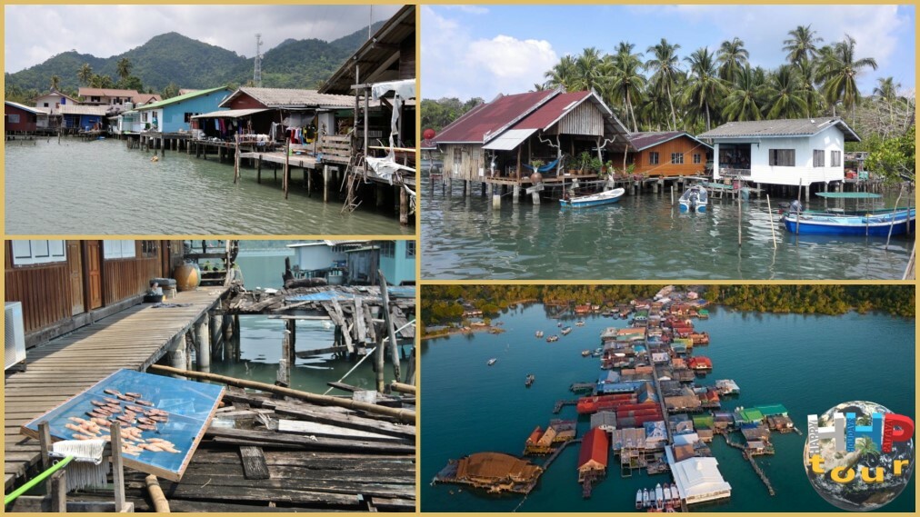 Экскурсия Ко Чанг ВИП. Рыбацкая деревня, жизнь рыбаков в домиках на сваях.